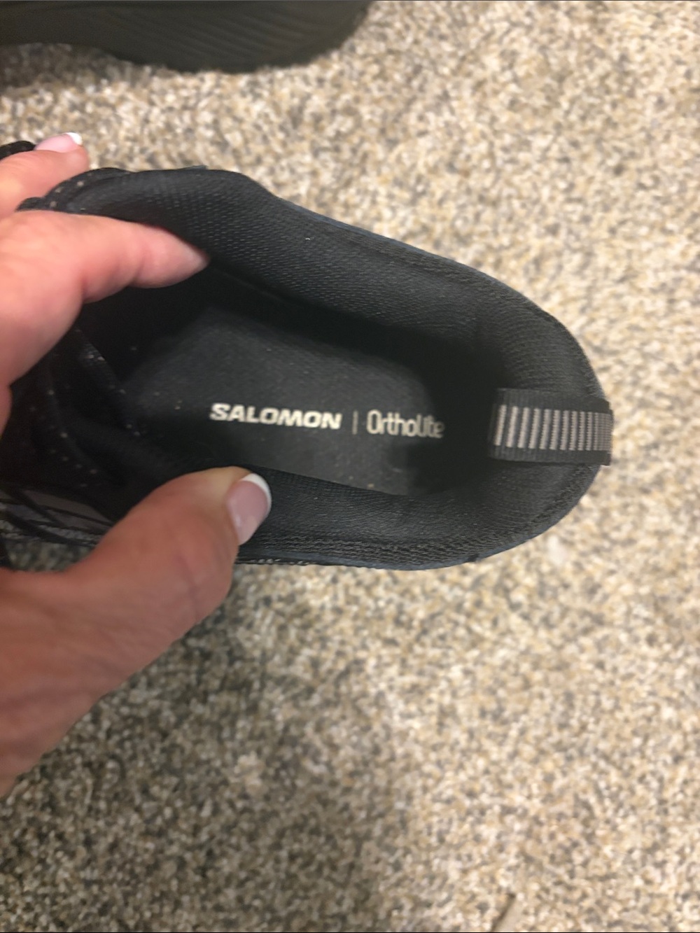 Salomon Men's or women’s Black and Gray Trail Running Sneakers - Picture 2 of 3